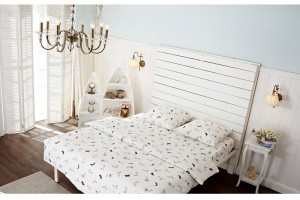 Комплект постельного белья из фланели "Бабочки" 1,5 спальное